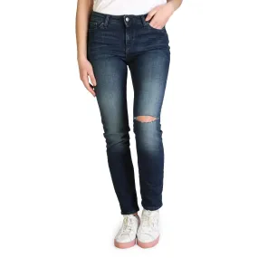 Armani Exchange Women's Stylish Blue Skinny Jeans
