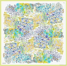 Armine Spring Tide Floral Silk Scarf #80