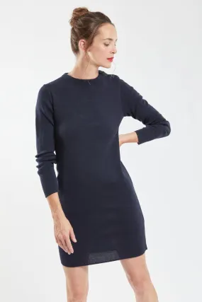 Armor-Lux - Robe unie de laine Bénodet - Marine