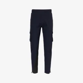 Arne Stretch Mid-Rise Tapered Pants, Navy