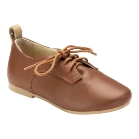Arthur - Tan Soft Leather Lace for Boy/Girl by Manuela de Juan
