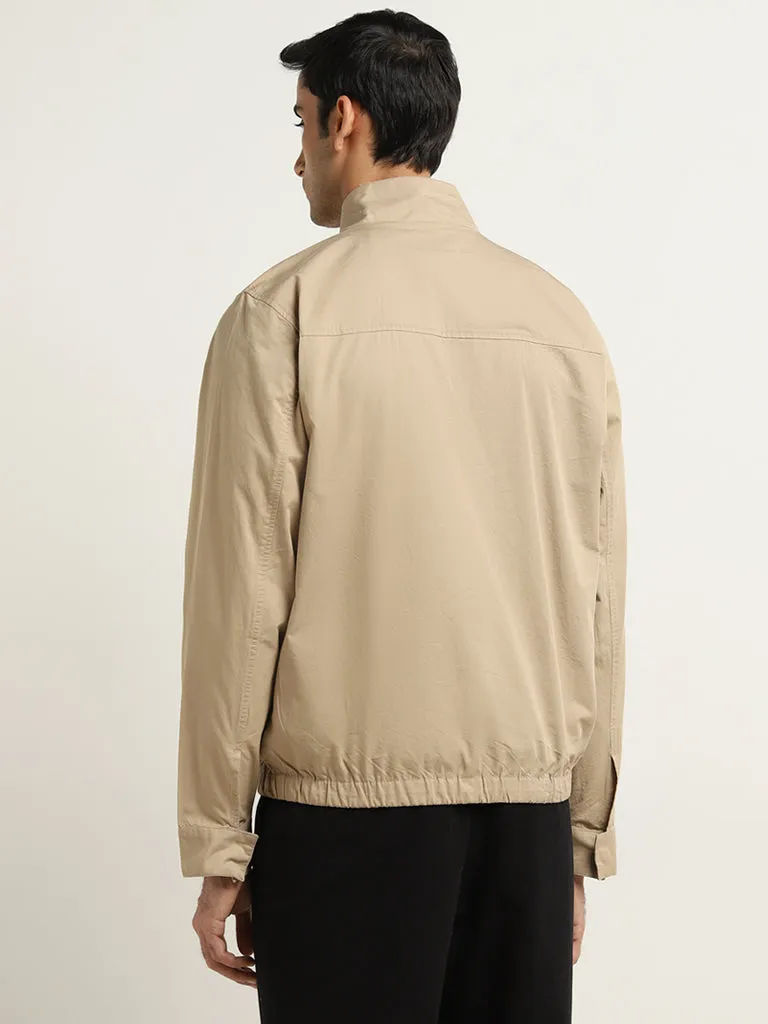 Ascot Beige Relaxed-Fit Jacket