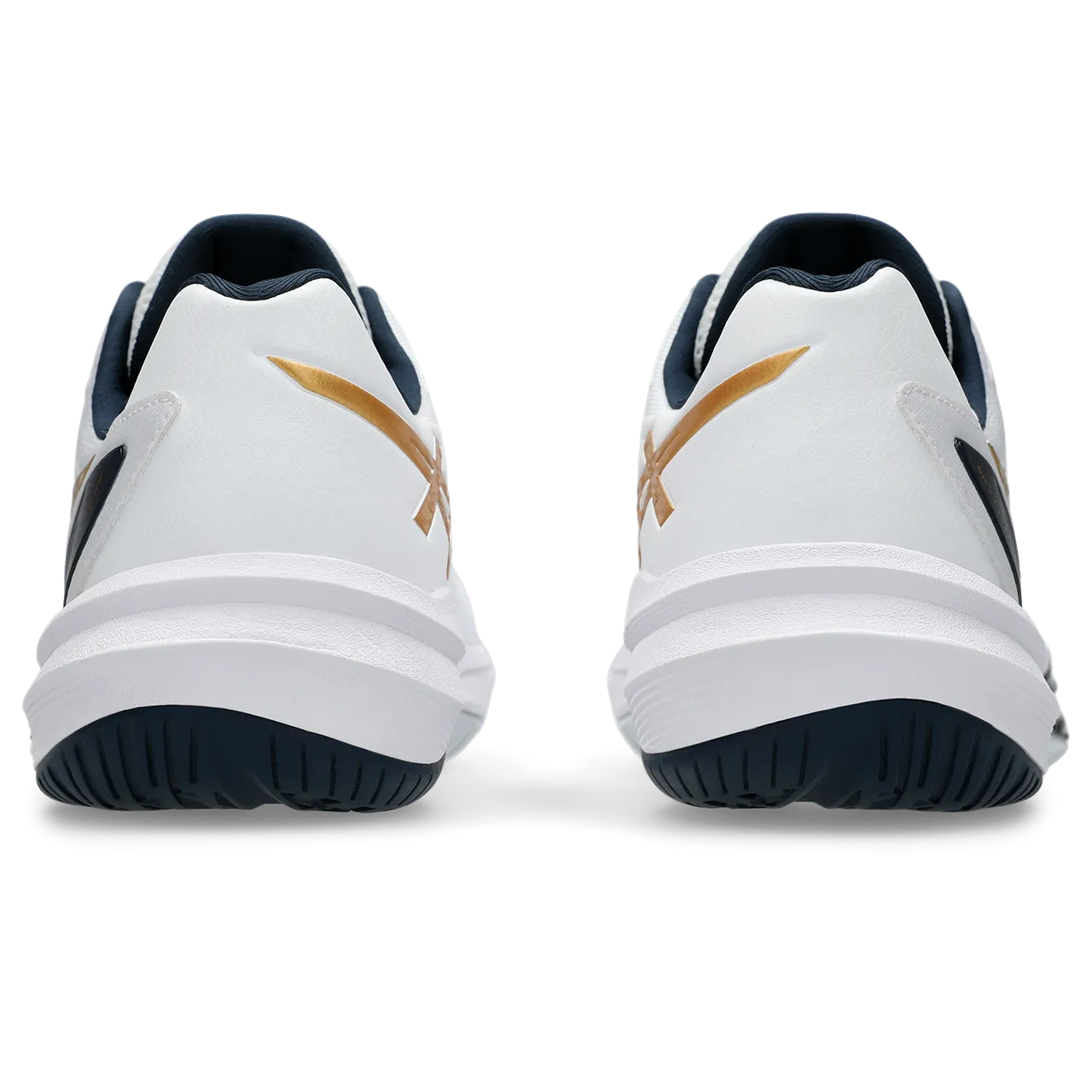 Asics Men's Sky Elite FF 3 Indoor Court Shoes White Pure Gold