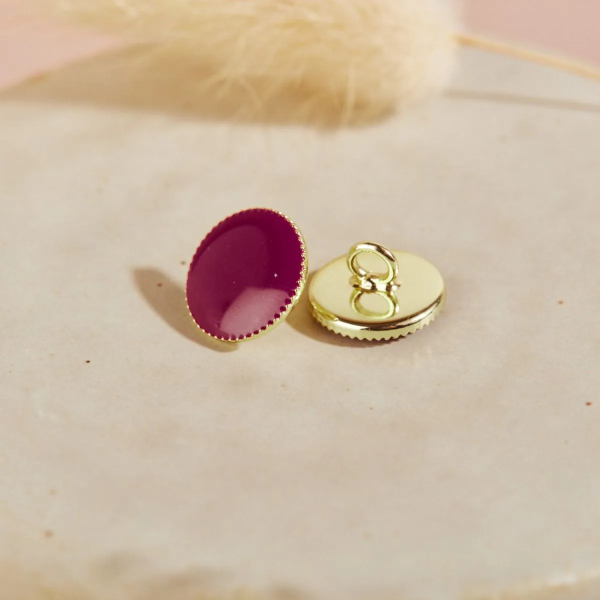 Atelier Brunette - Gem Buttons - Dahlia 12mm