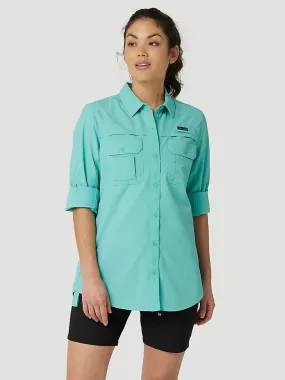 ATG By Wrangler™ Women's Angler Shirt in Turquiose
