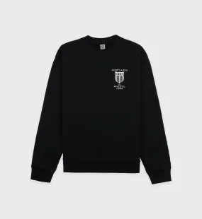 Athletic Team Crewneck - Black