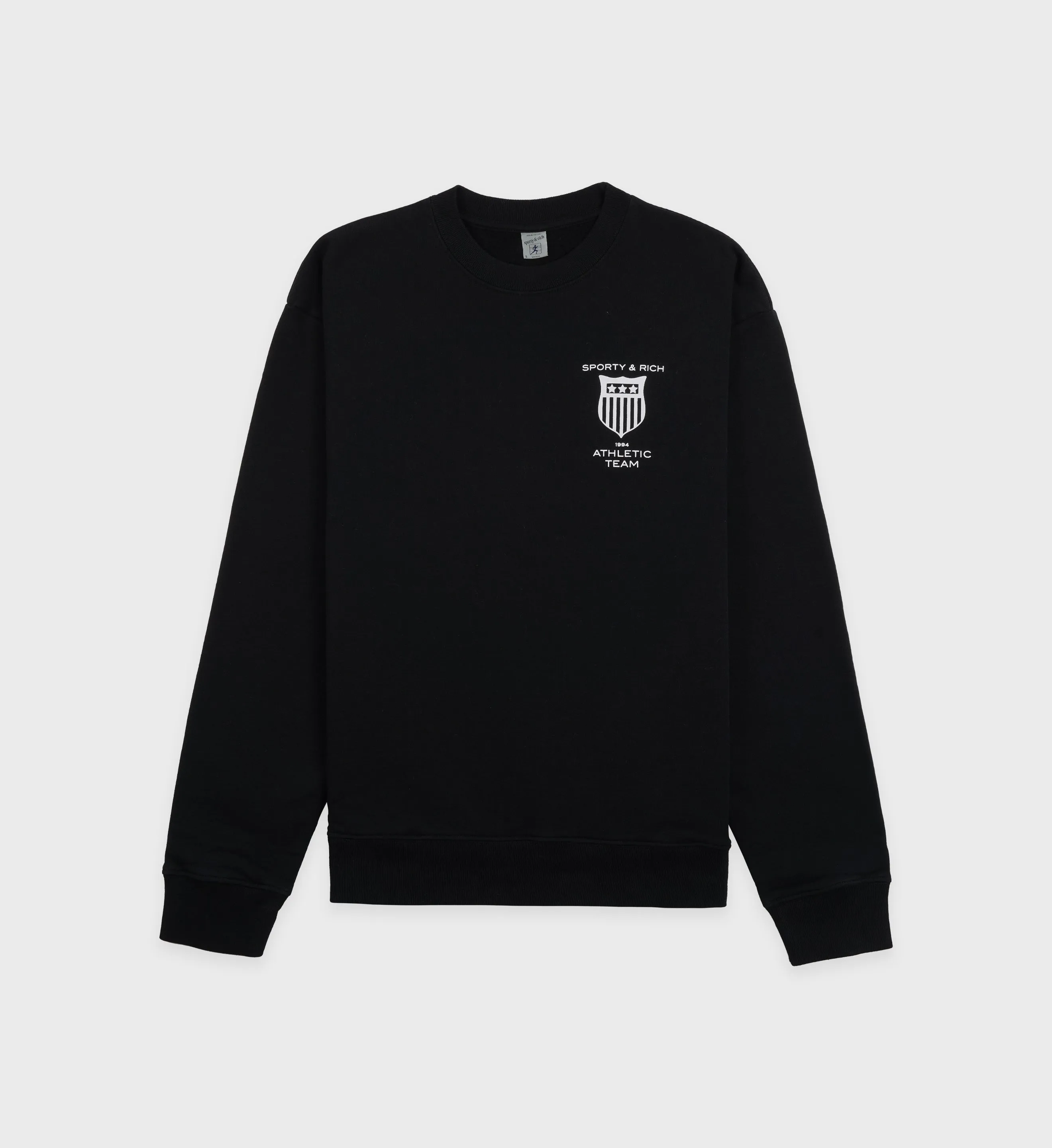 Athletic Team Crewneck - Black
