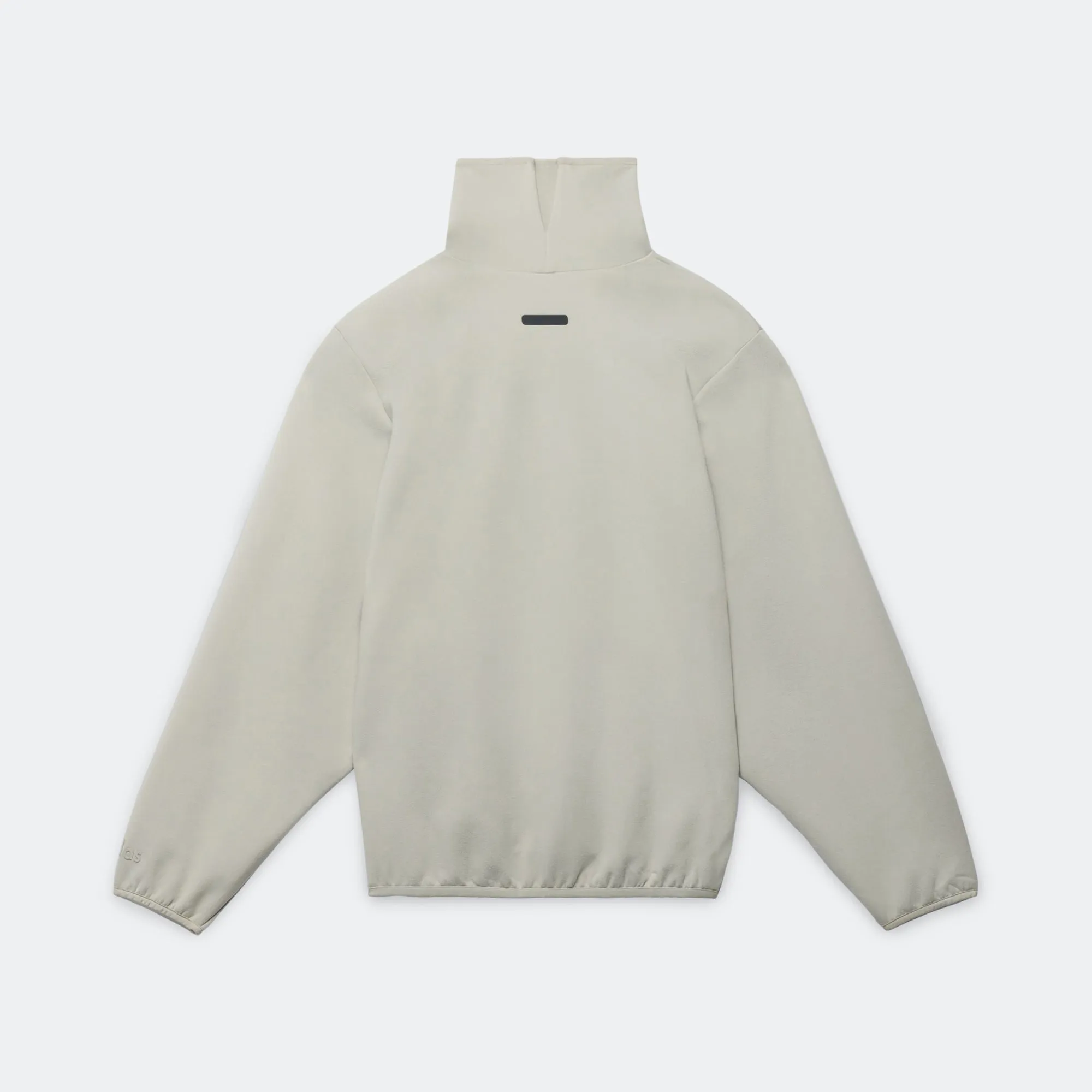 Athletics Suede Fleece Mock Neck - Sesame