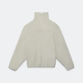Athletics Suede Fleece Mock Neck - Sesame