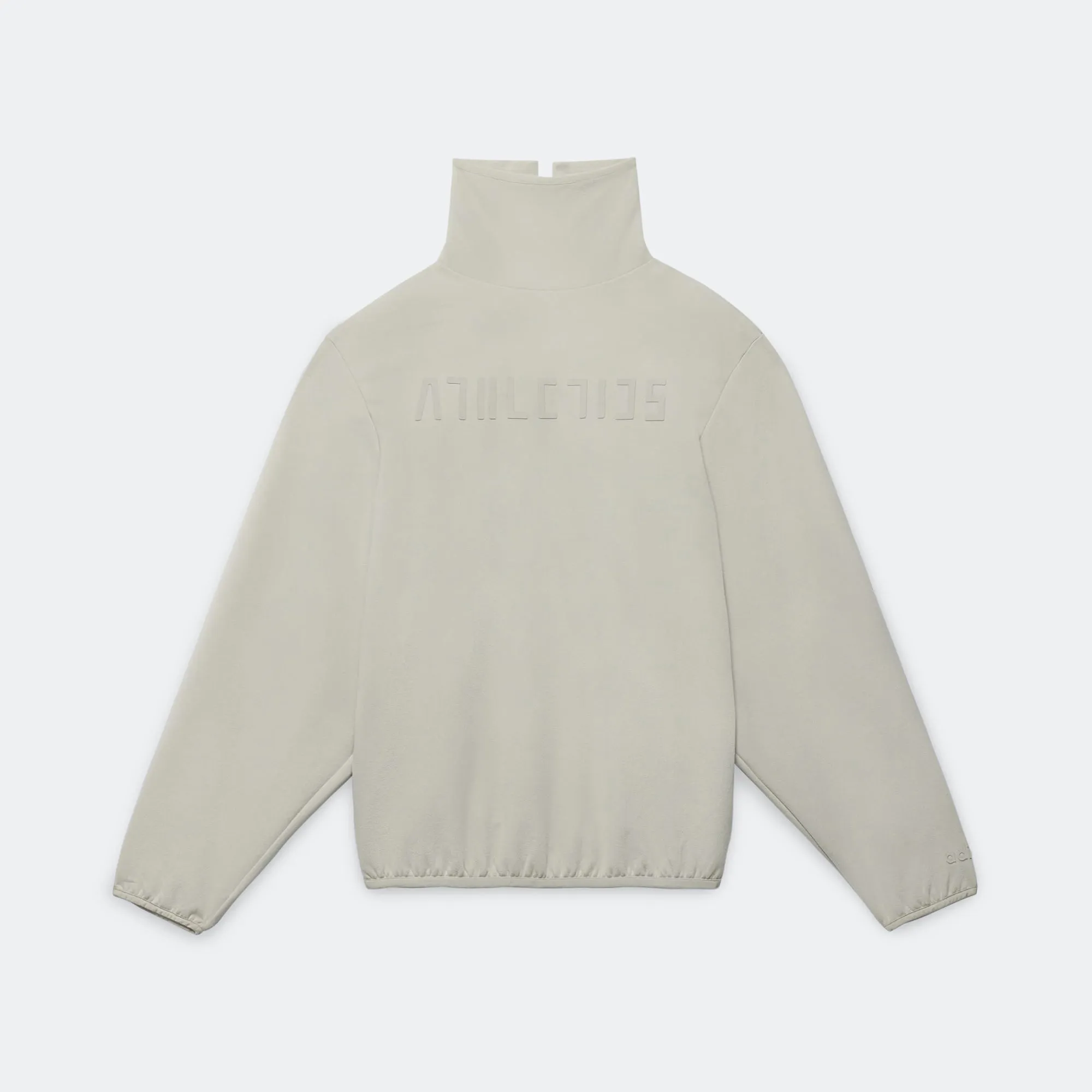 Athletics Suede Fleece Mock Neck - Sesame