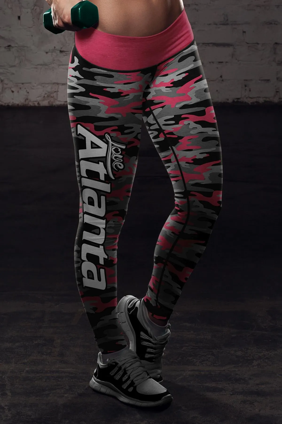 Atlanta Football Camo Leggings