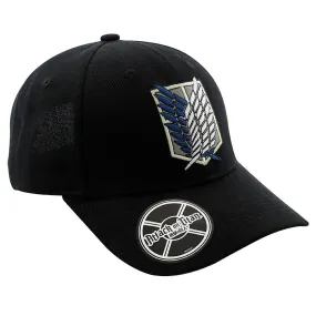 Attack on Titan - The WIngs of Freedom Scout Regiment Symbol Hat (Black) - ABYstyle