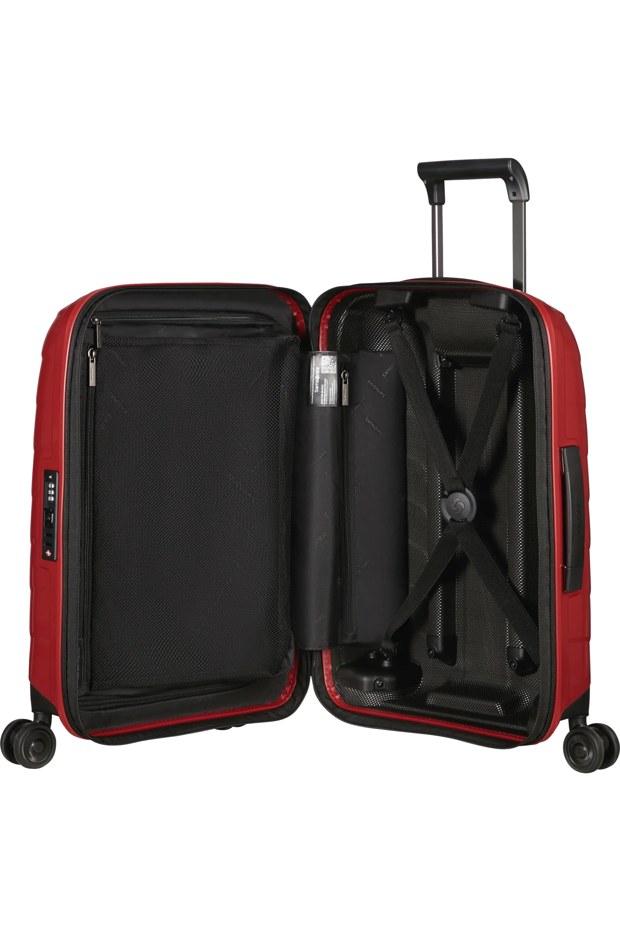 ATTRIX Spinner Expandable (4 wheels) 55cm (23/26cm) - Red