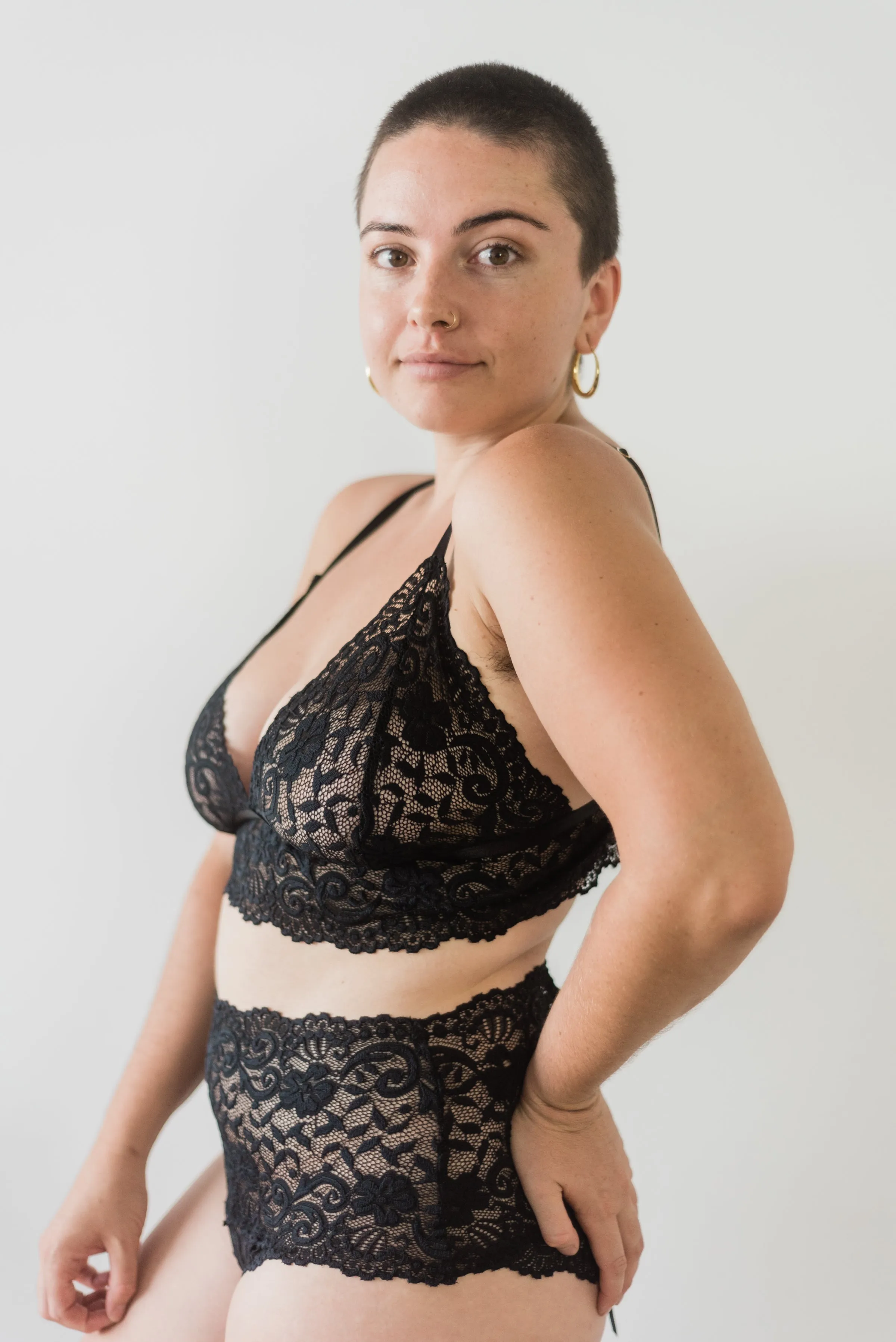 Ava Bralette Black