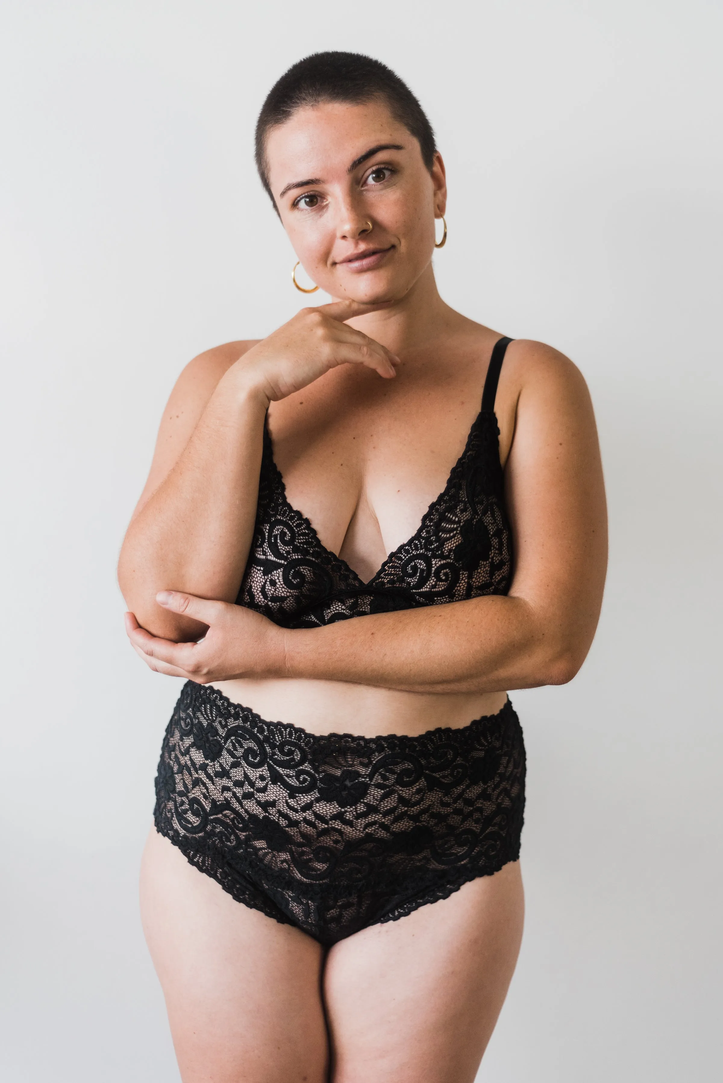 Ava Bralette Black