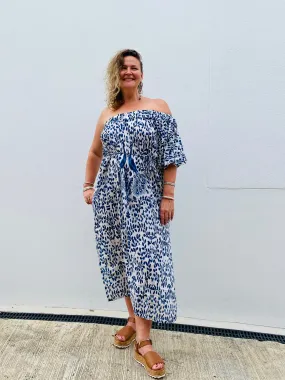 Ava Dress | Cotton | Sapphire & Ruby