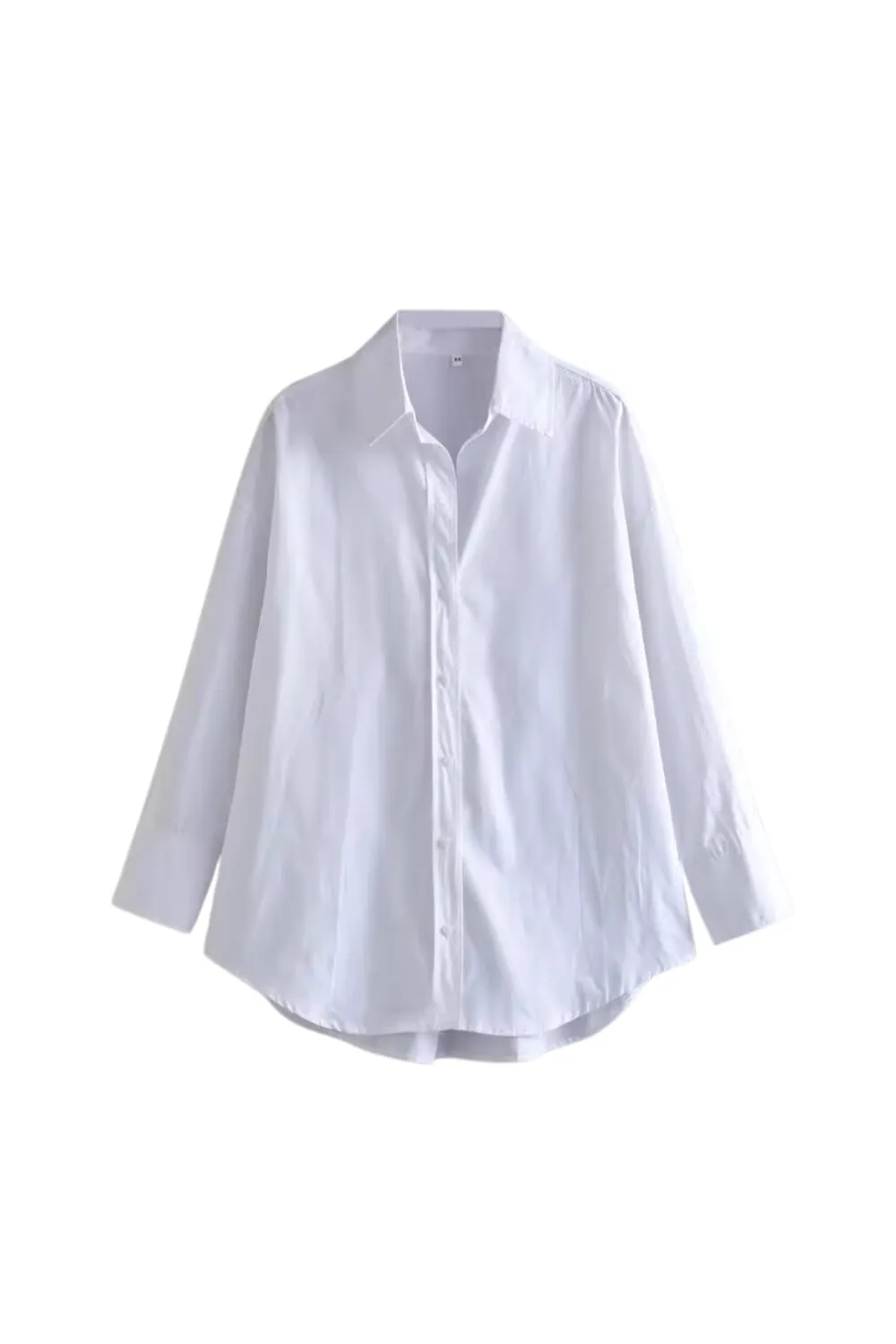 'Ava' Long=sleeved Loose Collared Shirt (6 Colors)