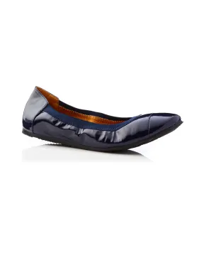 Ava Patent Ballet Navy
