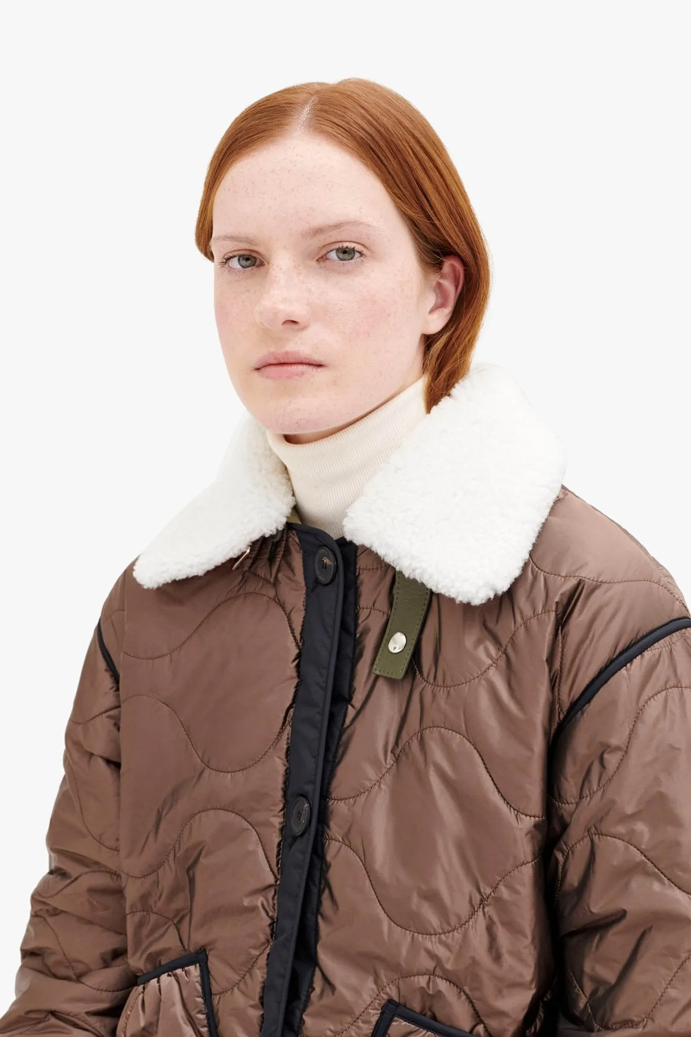 Aviator Collar - Natural / Orange