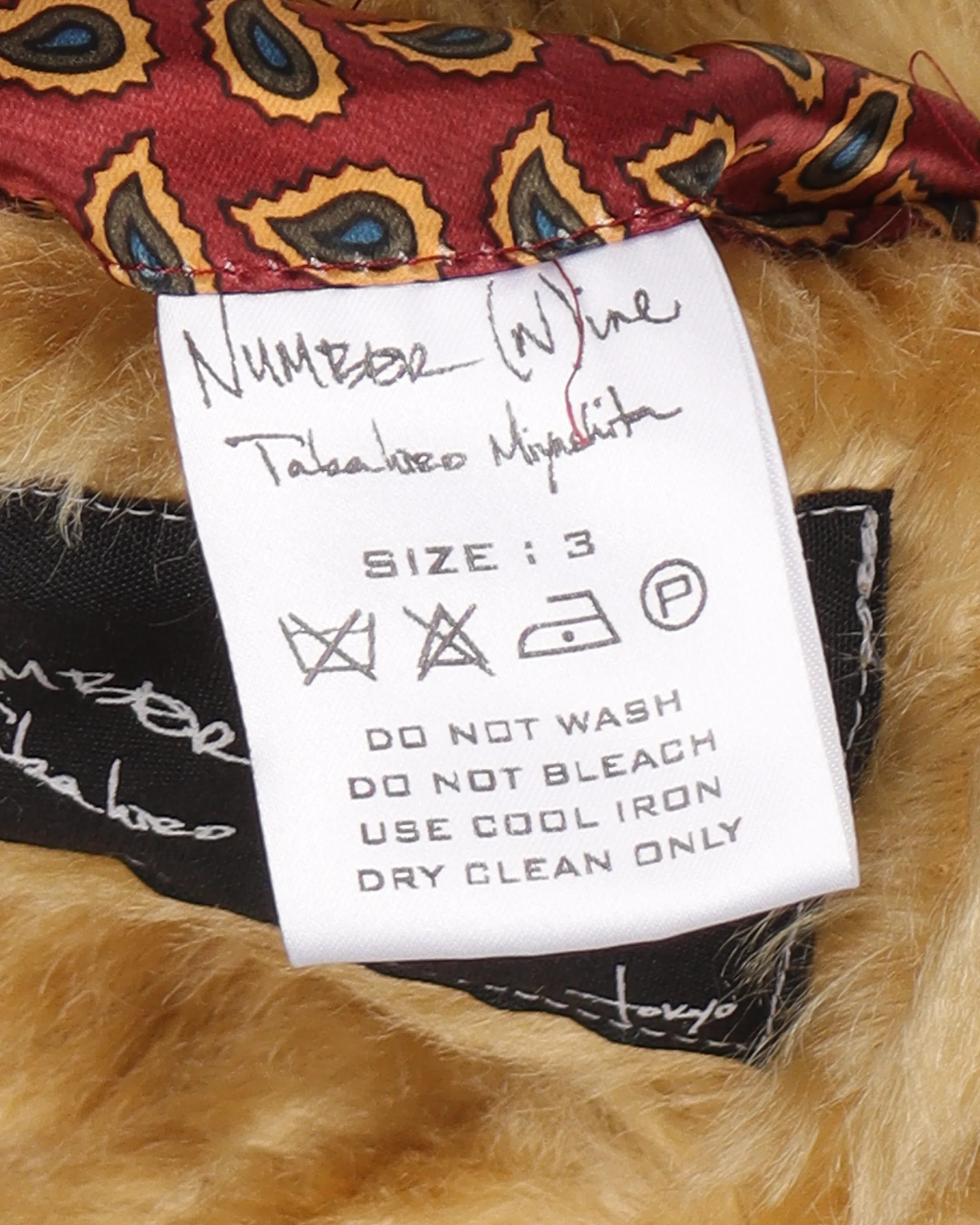 AW03 "Touch Me I'm Sick" Mohair Lined Wool Coat