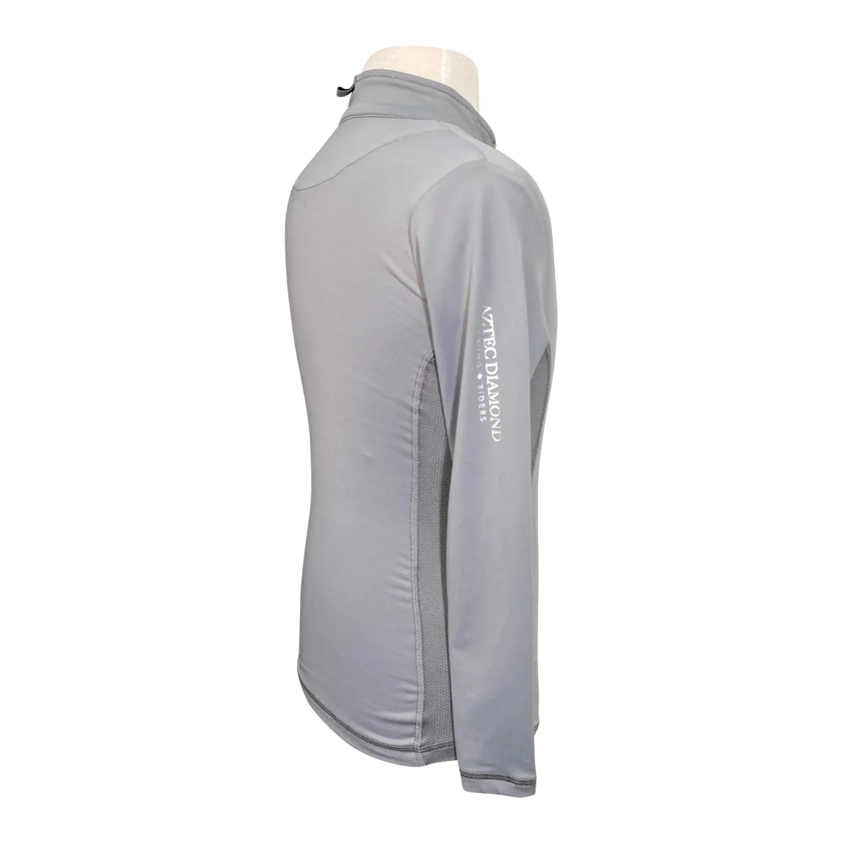 Aztec Diamond 'Young Riders' Baselayer in Grey - Children's 10-11