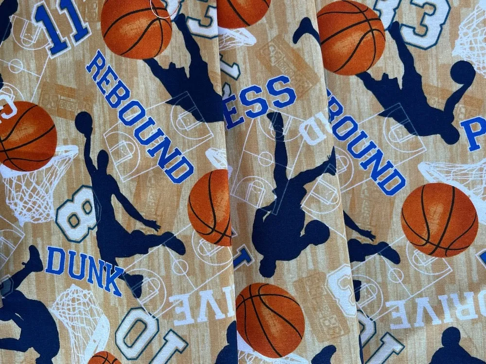 B-Ball Rebound Quilting Cotton (Made in Korea)