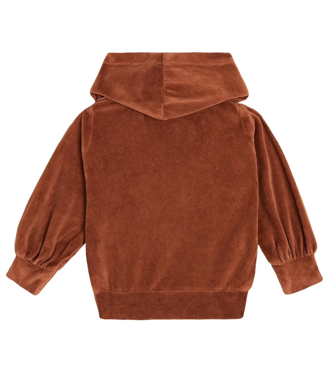 Baby albina cotton blend hoodie 1   In The Family, orange