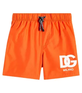 Baby dg swimming trunks Dolce&Gabbana, orange