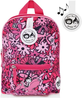 Babymel Mini Kid Backpack   Safety Harness - Floral Pink