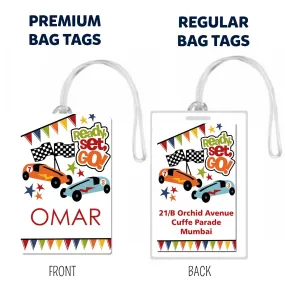 Bag Tags Cars Design - Set of 5