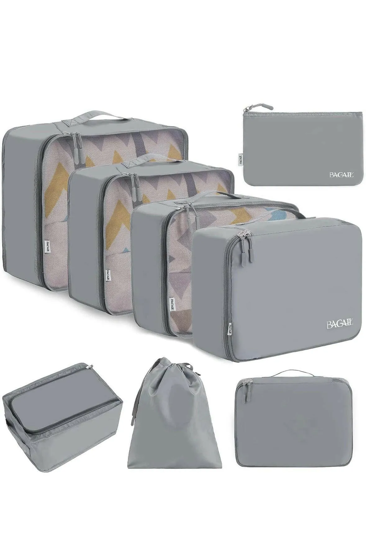 Bagail Packing Cubes Orgnizers Luggage Packing for Travel Accessories - 8 Set