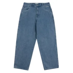 Baggy Denim Pants - Blue Washed