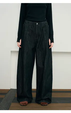 Baggy loose denim pants