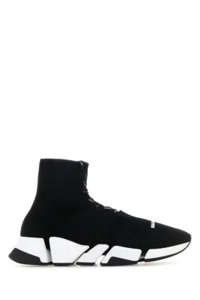BALENCIAGA | Black tech knit Speed 2.0 Lace-Up sneakers
