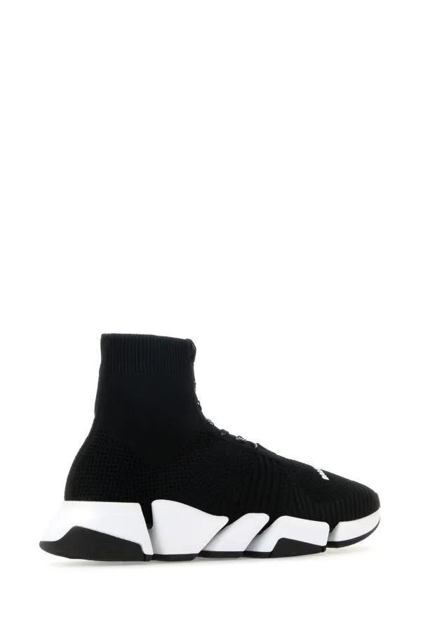 BALENCIAGA | Black tech knit Speed 2.0 Lace-Up sneakers