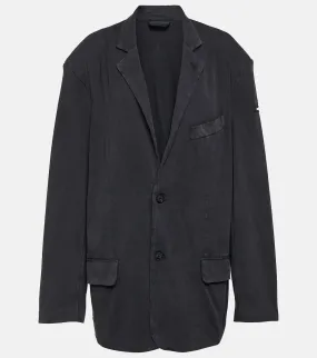 Balenciaga cotton jacket, black