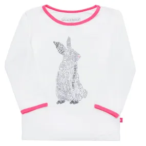 Bamboo long sleeve tee - Eloise's Bunny