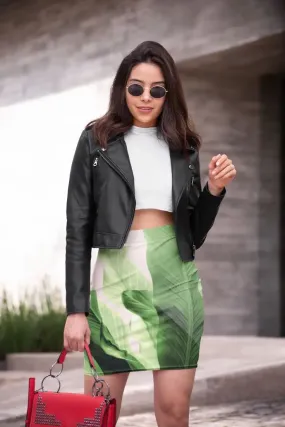 BANANA LEAVES JUNGLE Pencil Skirt