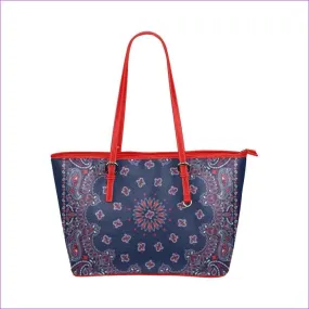 Bandanna Branded Leather Tote