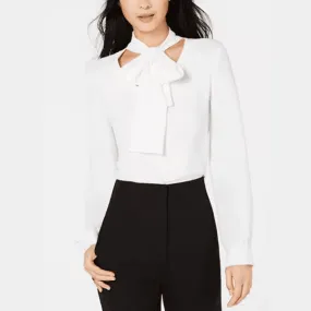 Bar III Women's Bow-Tie Blouse, Size Small