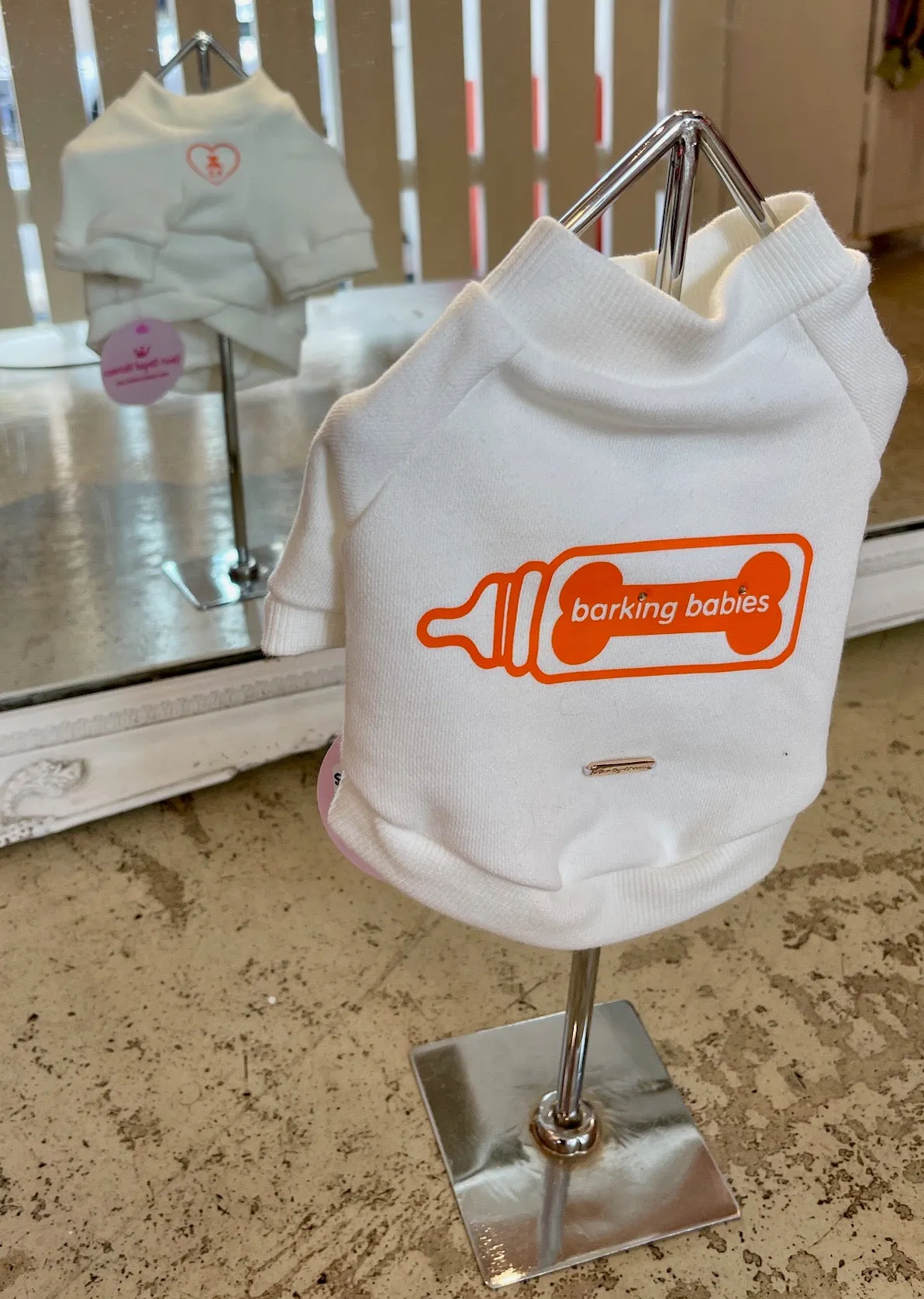 barking babies crewneck