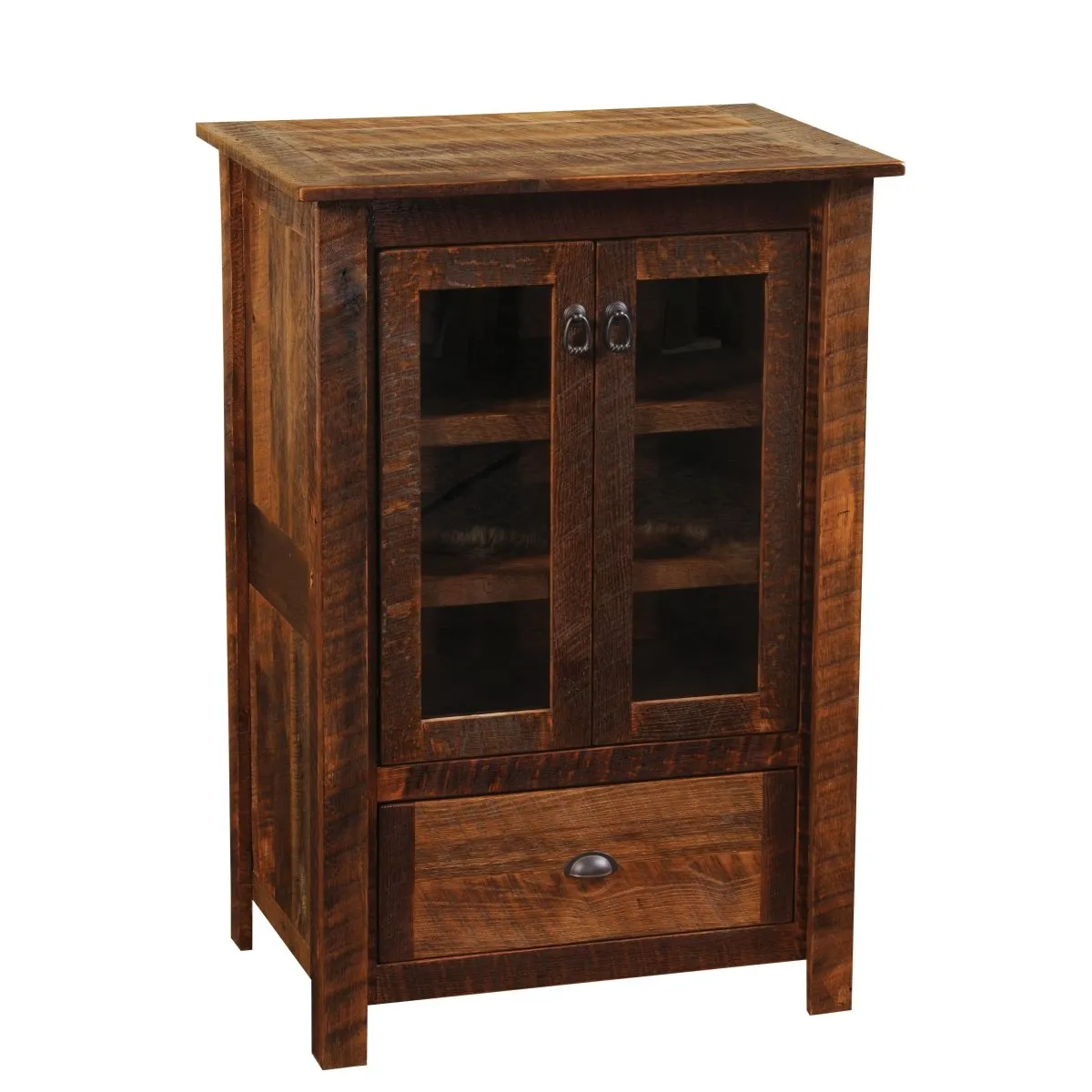 Barnwood Media Cabinet - Barnwood Legs