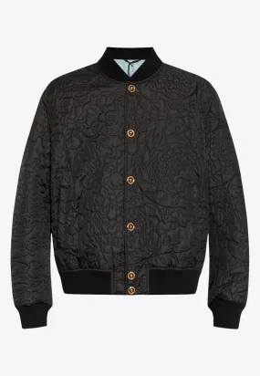 Barocco Quilted Bomber Jacket