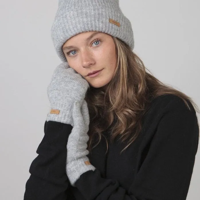 Barts Accessories Witzia Gloves in Heather Grey