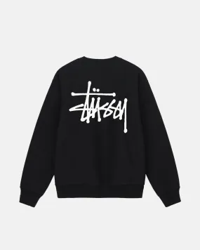 BASIC STÜSSY CREW / BLACK
