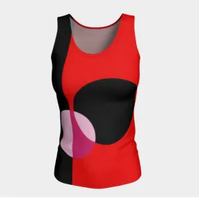 Bauhaus Circles Fitted Tank Top
