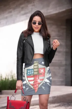 Bayonet Pencil Skirt