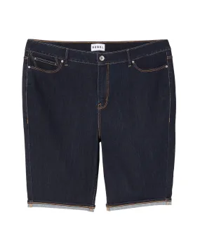 Bayview Rolled Cuff Bermuda Short | Dark Wash