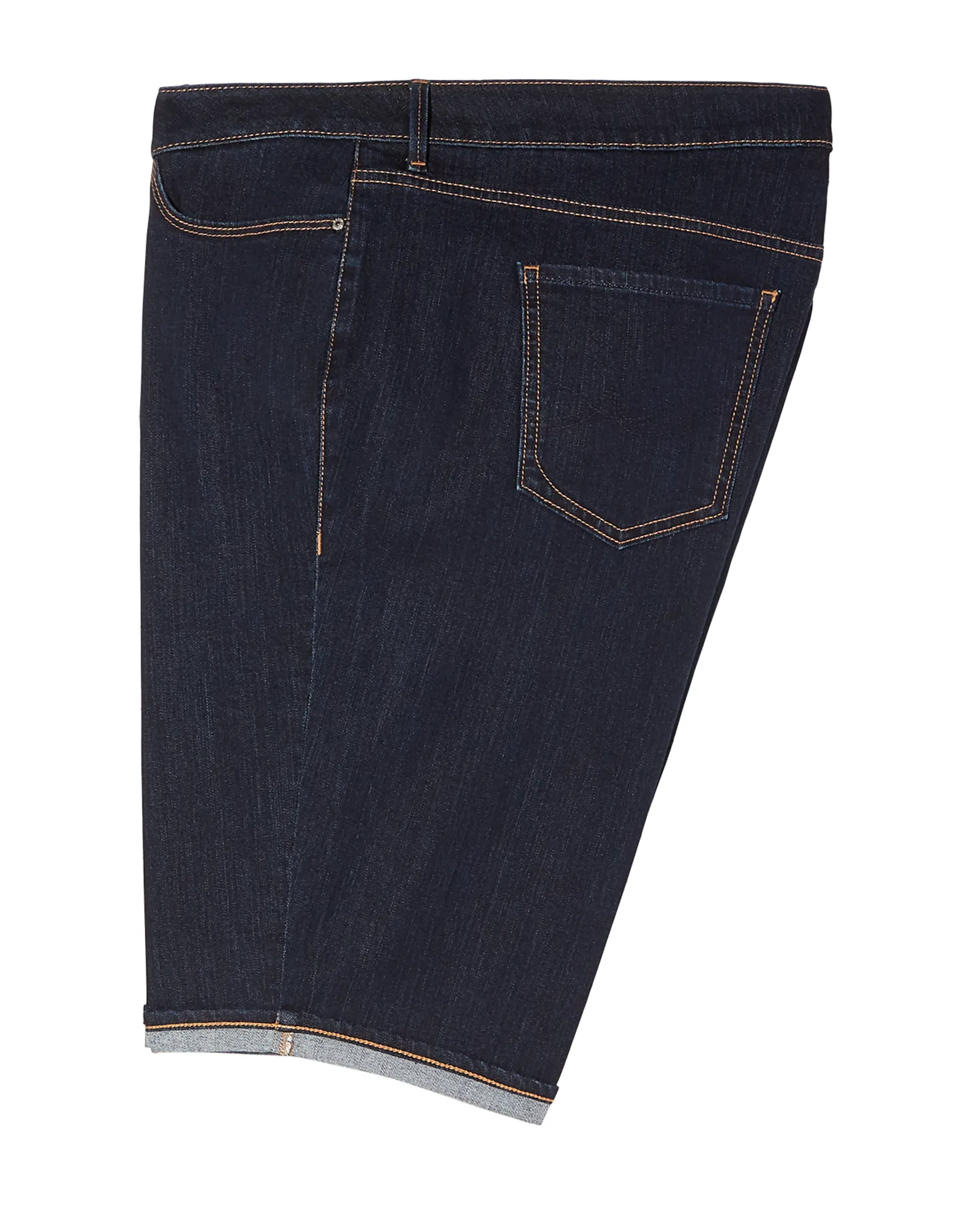 Bayview Rolled Cuff Bermuda Short | Dark Wash