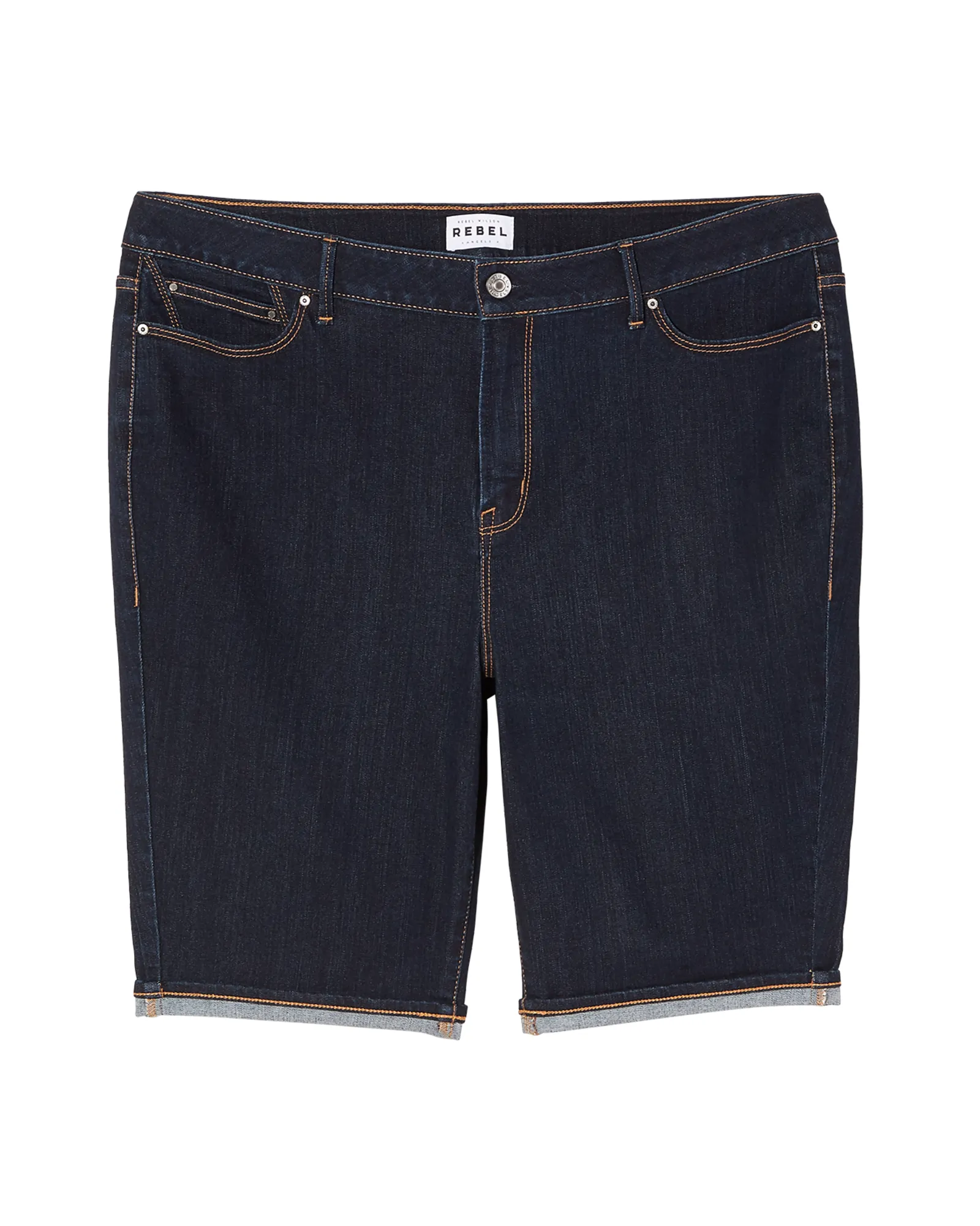 Bayview Rolled Cuff Bermuda Short | Dark Wash